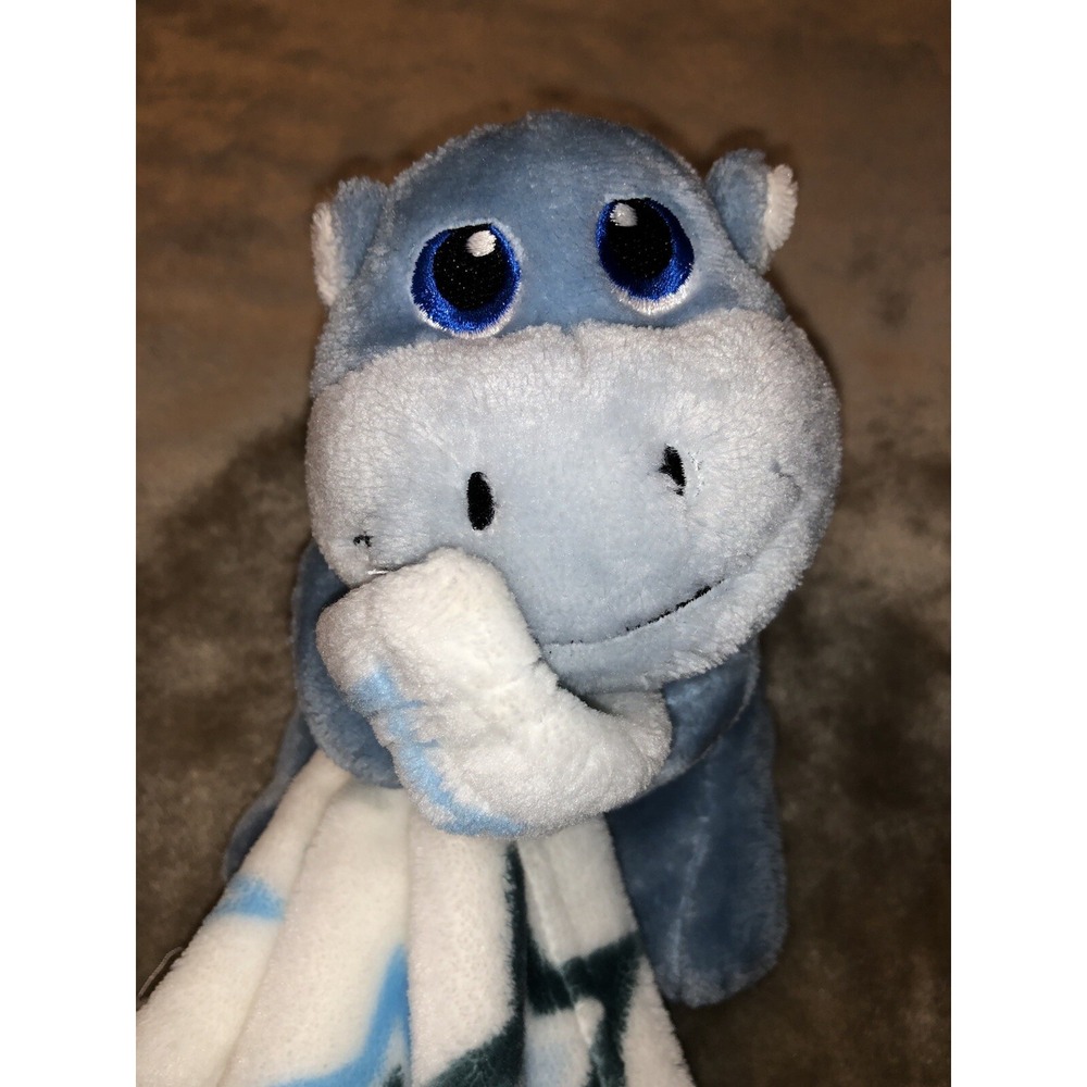 Little Beginnings Lovey Hippo Plush Security Blanket